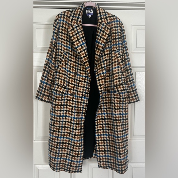 Future collective Stylish Houndstooth Women's Coat size S - Picture 1 of 12